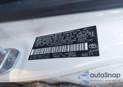 2011 Scion Xd from USA, damaged, VIN JTKKU4B40B1015222